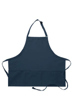 Navy Deluxe Bib Adjustable Apron (3 Pockets)