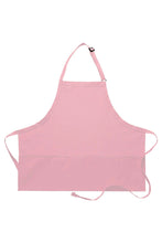 Pink Deluxe Bib Adjustable Apron (3 Pockets)