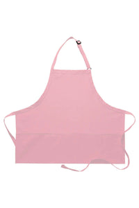 Pink Deluxe Bib Adjustable Apron (3 Pockets)