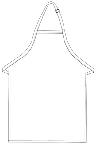 Kelly Deluxe XL Butcher Adjustable Apron (No Pockets)