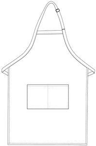 Deluxe XL Butcher Adjustable Apron (2 Pockets)