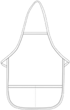 Khaki Kid's Bib Apron (2 Pockets)