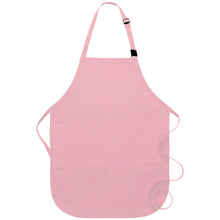 Pink Breakaway Neck Kids Bib Adjustable Apron (2 Pockets)
