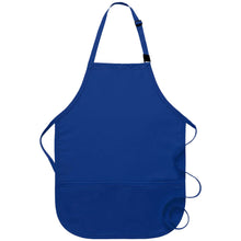 Royal Blue Breakaway Neck Kids Bib Adjustable Apron (2 Pockets)