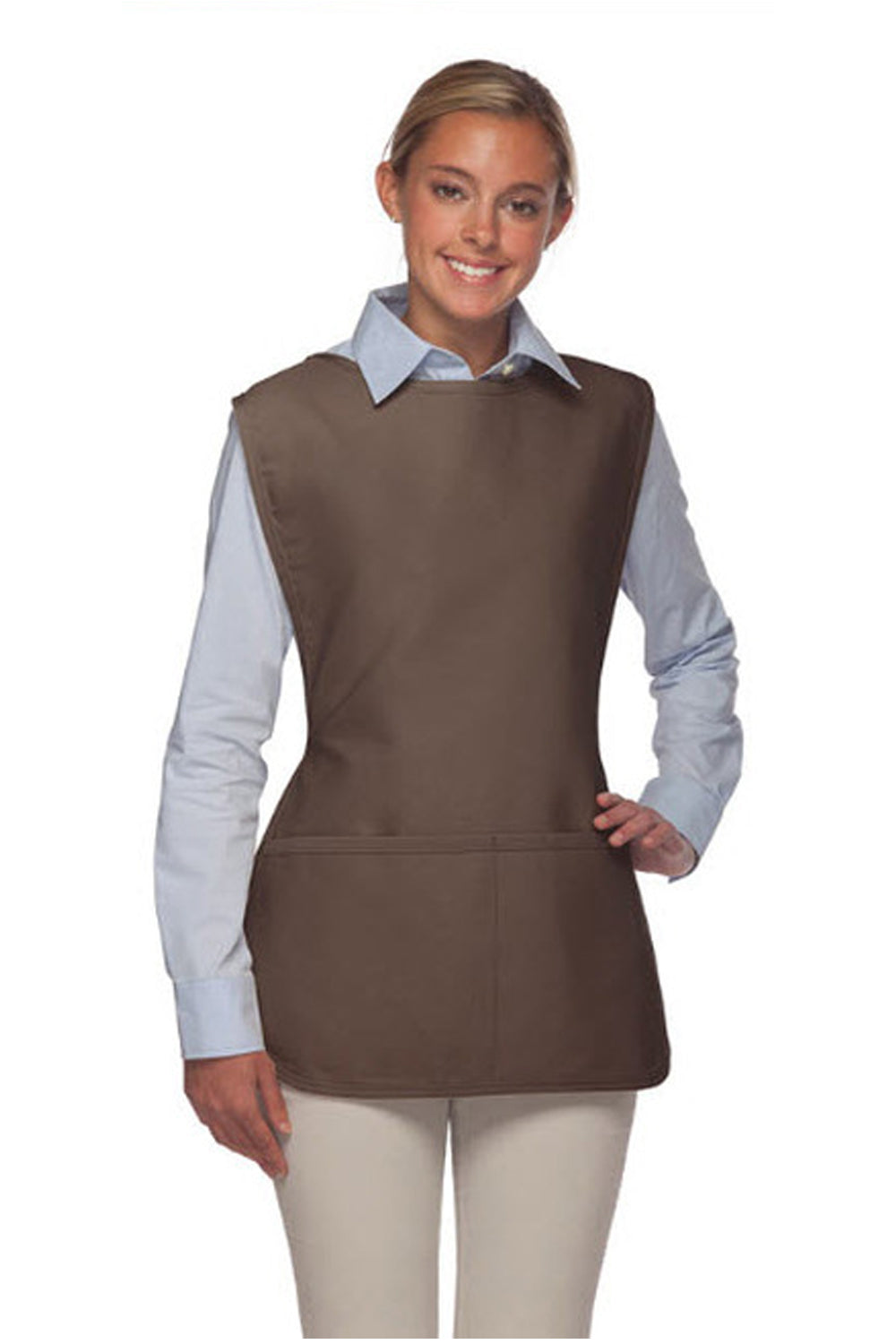 Cardi / DayStar Regular Brown Deluxe Cobbler Apron (2 Pockets)