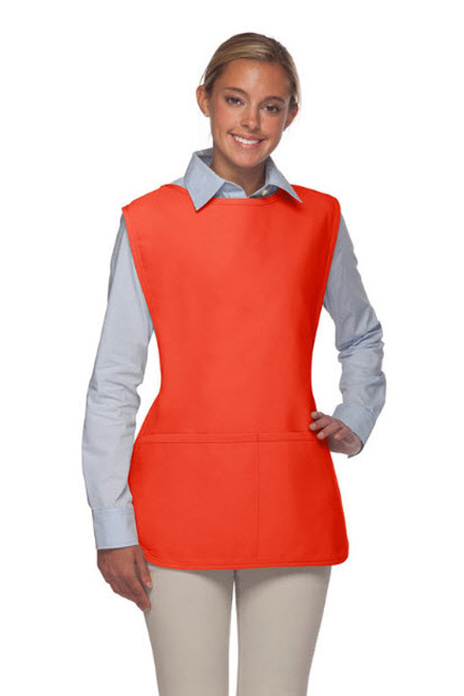 Cardi / DayStar Regular Orange Deluxe Cobbler Apron (2 Pockets)