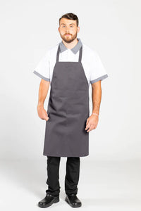 Slate Bib Apron (No Pockets)