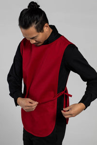 Uncommon Threads X-Large Red Cobbler Apron (2 Pockets)