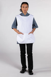 Uncommon Threads White / Regular Cobbler Apron (2 Pockets)