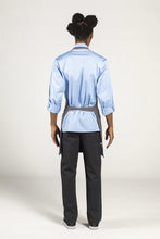 Slate Bib Adjustable Apron (2 Patch Pockets)