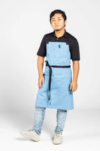 UT Black Collection Blue Gray Canvas Aura Bib Apron