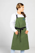 UT Black Collection Sea Green Aura Bib Apron