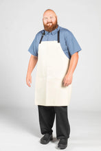 UT Black Collection Ivory Canvas Aura Bib Apron