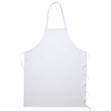 White Bib Apron (No Pockets)