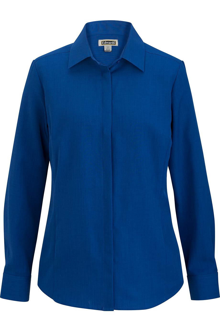 Edwards XXS Ladies' Cobalt Blue Café Batiste Blouse