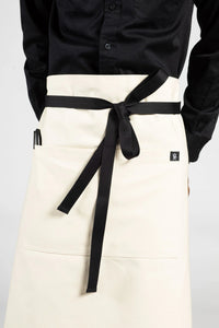 UT Black Collection Ivory Muse Bistro Apron