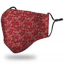 CARDI "Bandana" Red Face Mask