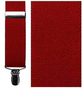 Cardi Red "Catania" Suspenders