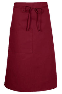 Fame Burgundy Bistro Apron (1 Pocket w/ Pencil Divide)