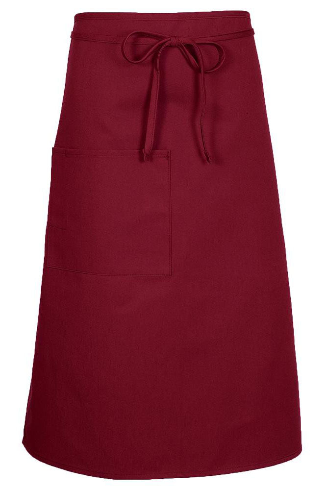 Fame Burgundy Bistro Apron (1 Pocket w/ Pencil Divide)
