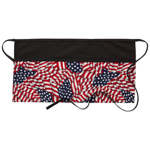 Cardi / DayStar Black American Flag Waist Apron