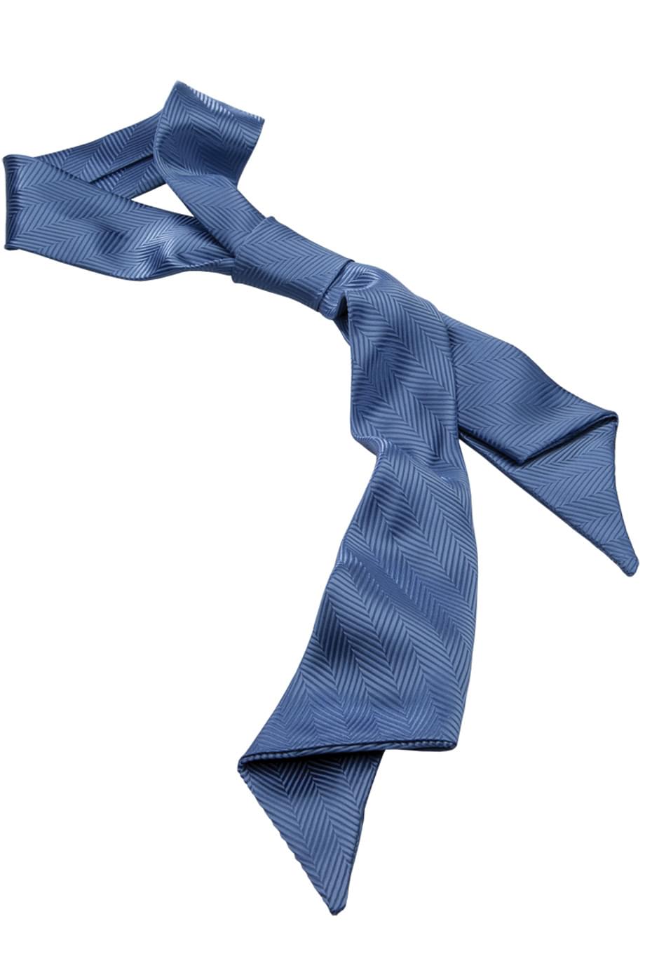Edwards Blue Herringbone Neckerchief