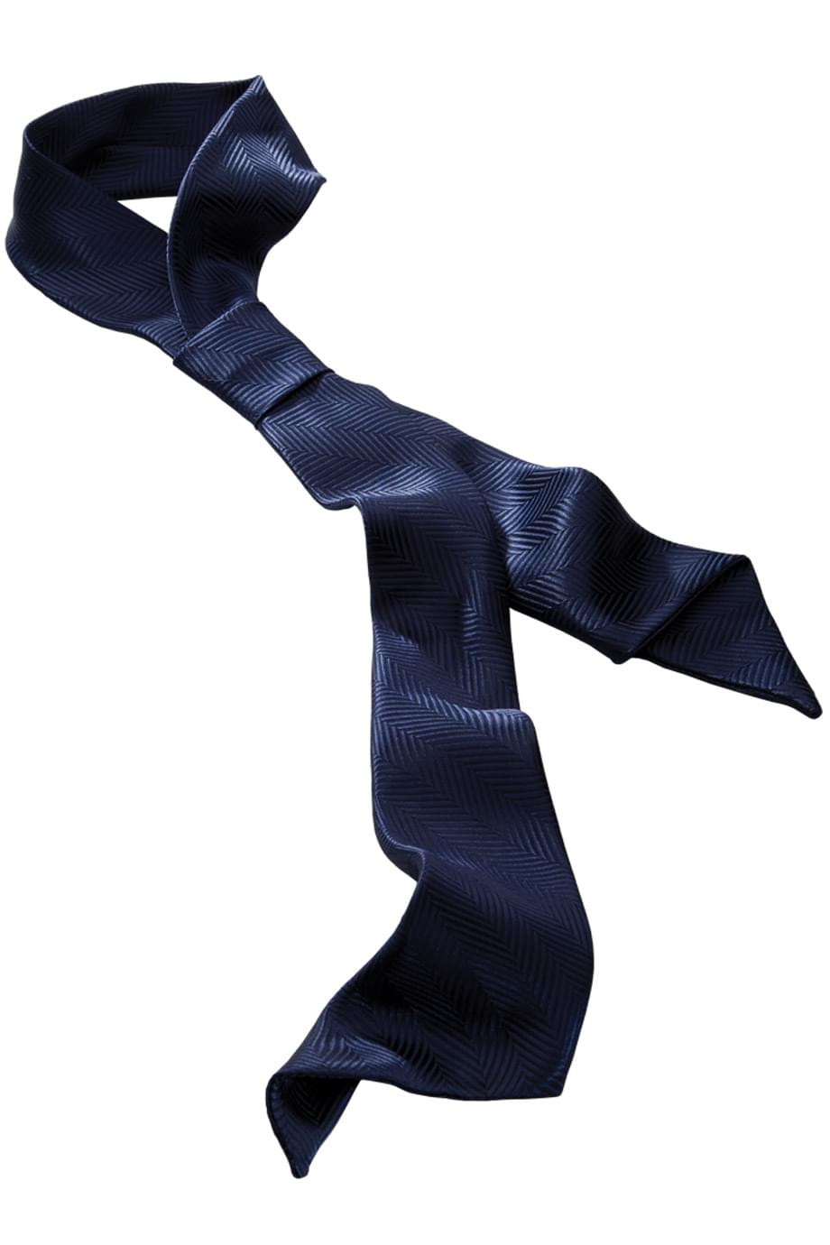 Edwards Navy Herringbone Neckerchief