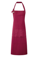 Artisan Collection by Reprime Burgundy Bib Adjustable Apron (4 Pocket Pouch)