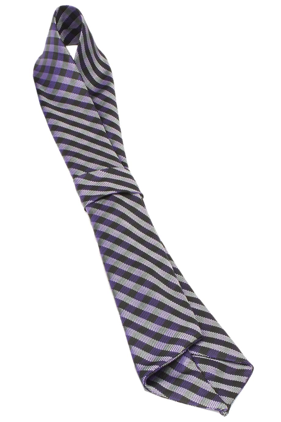 Edwards Amethyst Plaid Neckerchief