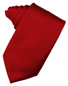 Cardi Scarlet Luxury Satin Necktie