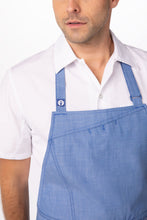 Medford French Blue Bib (3 Pockets)