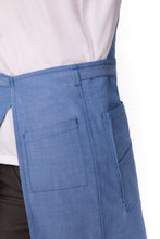 French Blue Medford Bib (3 Pockets)