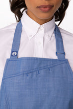 French Blue Medford Short Bib (3 Pockets)