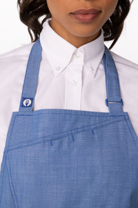 French Blue Medford Short Bib (3 Pockets)