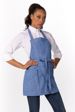 French Blue Medford Short Bib (3 Pockets)