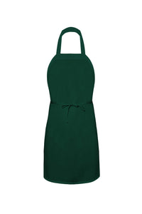 AW Essentials Forest Green Bib Apron (No Pockets)