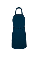 AW Essentials Navy Bib Apron (No Pockets)