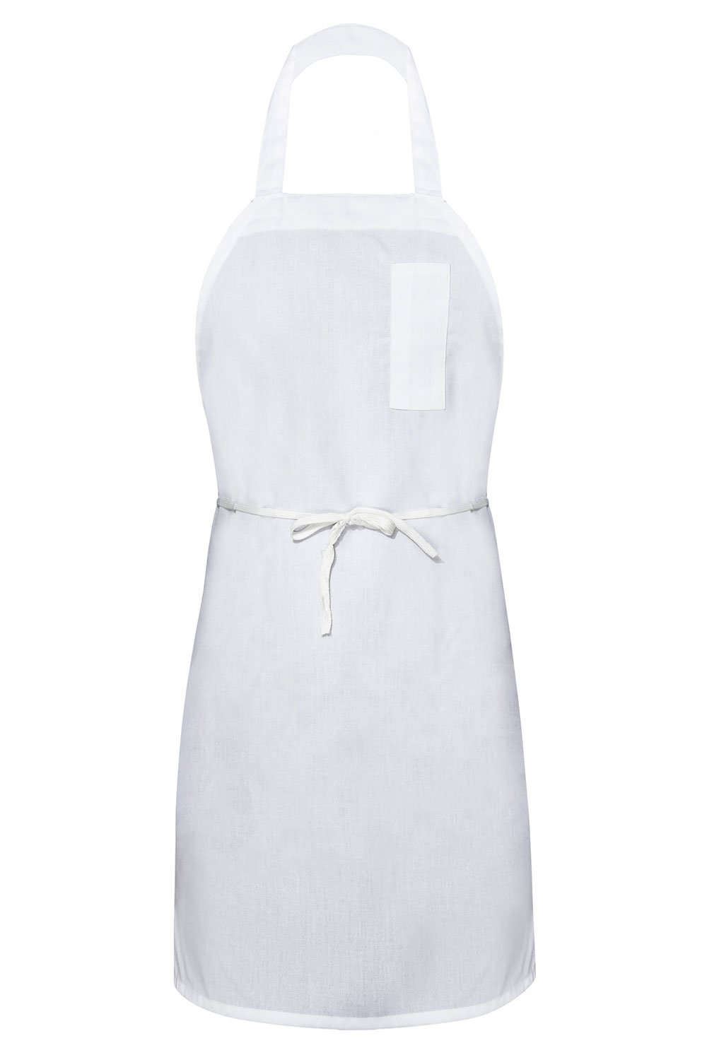 AW Essentials White Bib Apron (1 Pencil Pocket)