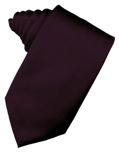 Cardi Berry Luxury Satin Necktie