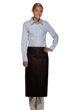 Cardi / DayStar Black Full Bistro Apron (2 Pockets)