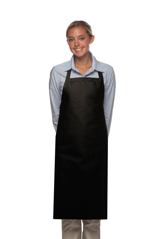 Cardi / DayStar Black Deluxe Butcher Adjustable Apron (No Pockets)