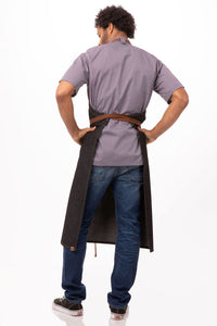 Chef Works Black Memphis Chefs Bib Apron