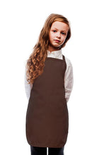 Cardi / DayStar Brown Kid's Bib Apron (No Pockets)