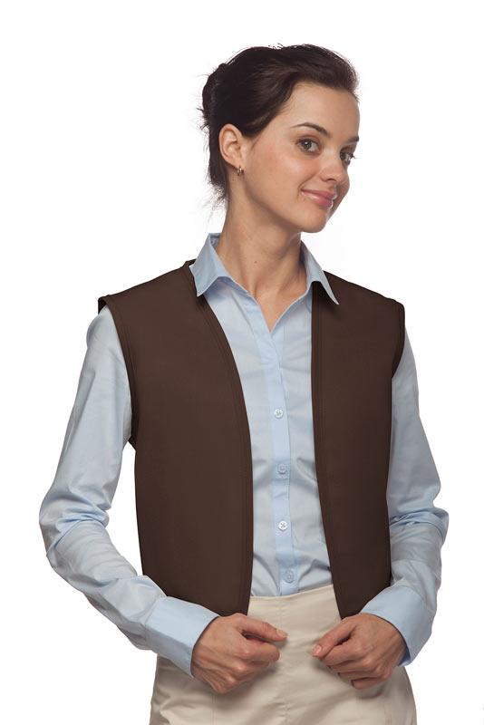 Cardi / DayStar Brown No Buttons Unisex Vest with No Pockets