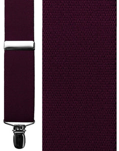 Cardi "Catania" Burgundy Suspenders