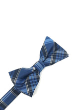Cardi Blue Madison Plaid Bow Tie