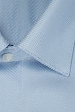 Cardi "Jamison" Blue Twill Spread Collar Dress Shirt