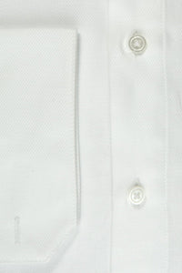 Cardi "Jamison" White Twill Spread Collar Dress Shirt