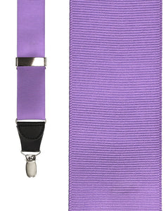 Cardi "Light Purple Grosgraine Ribbon" Suspenders