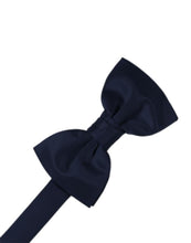 Midnight Luxury Satin Bow Tie